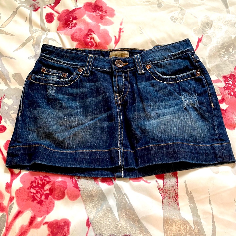 BKE jean skirt
